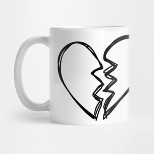 heart broken Mug